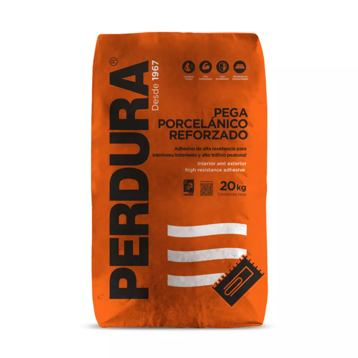 PEGA PORCELÁNICO REFORZADO